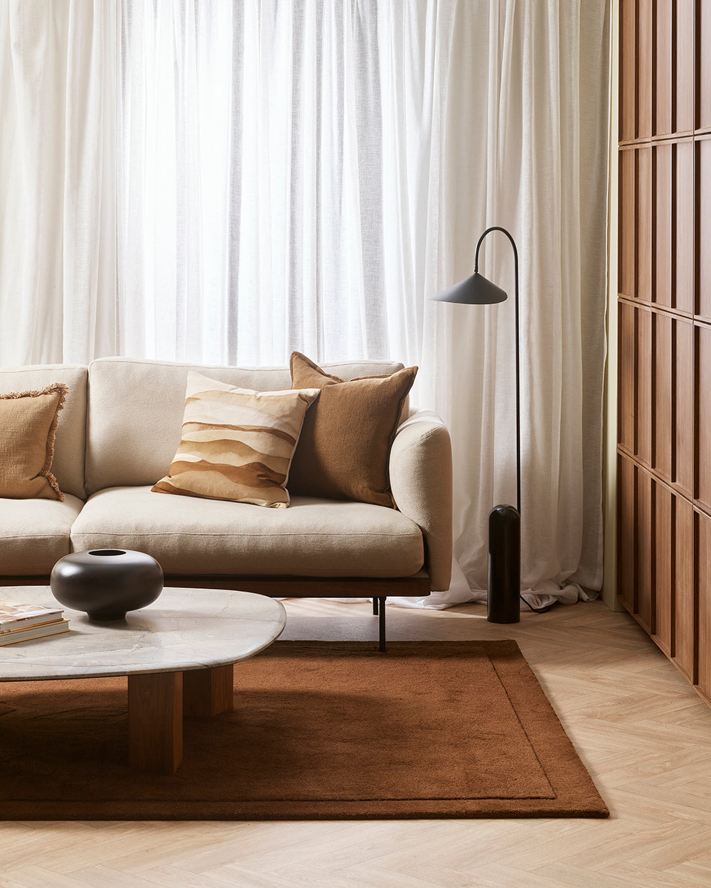 Norfolk Chocolate Floor Rug