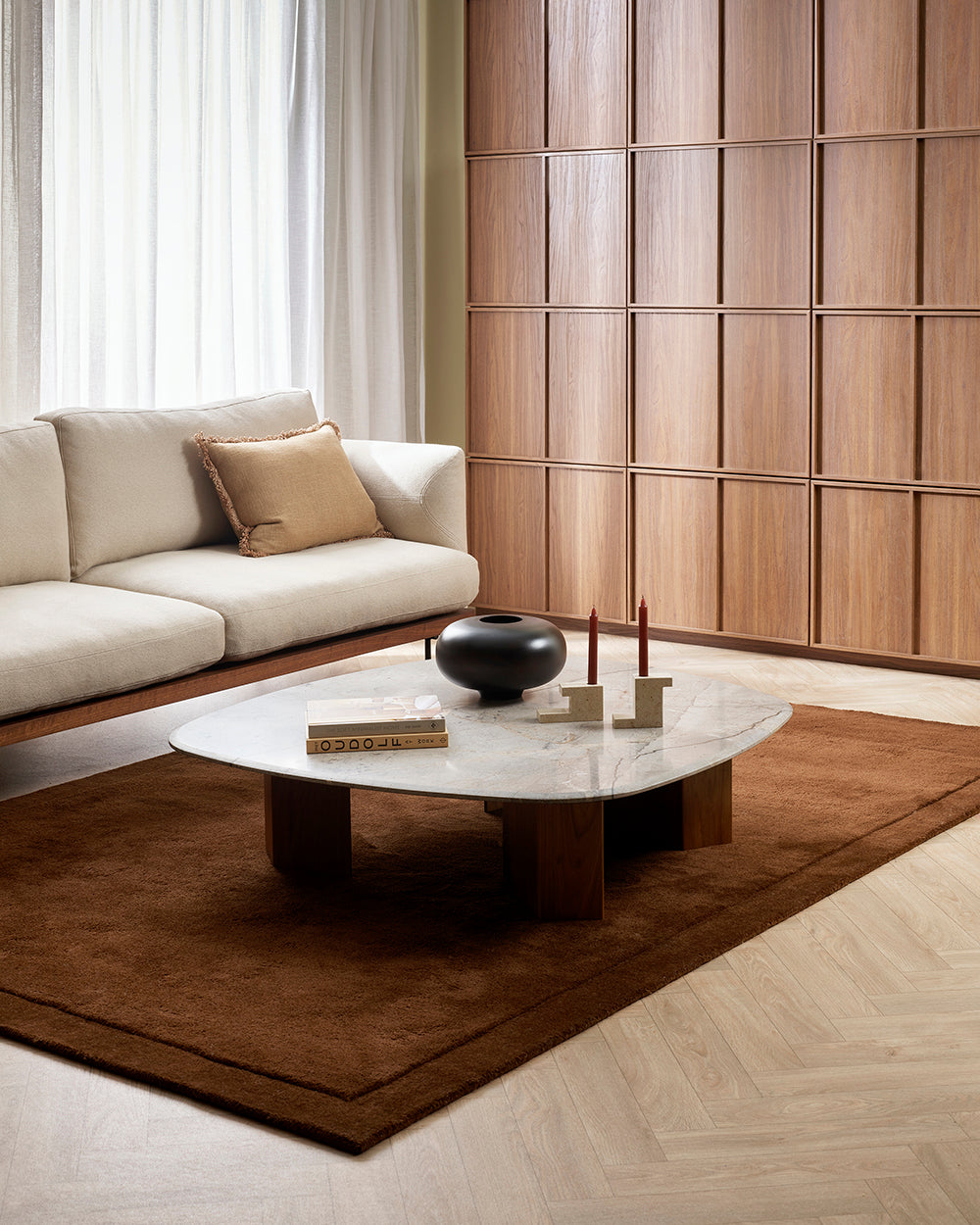 Norfolk Chocolate Floor Rug