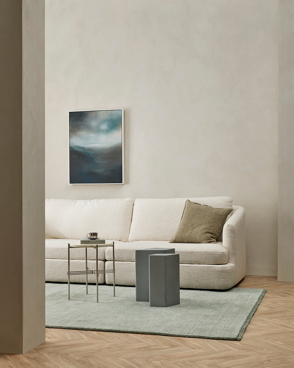 Sandringham Aquamarine Floor Rug