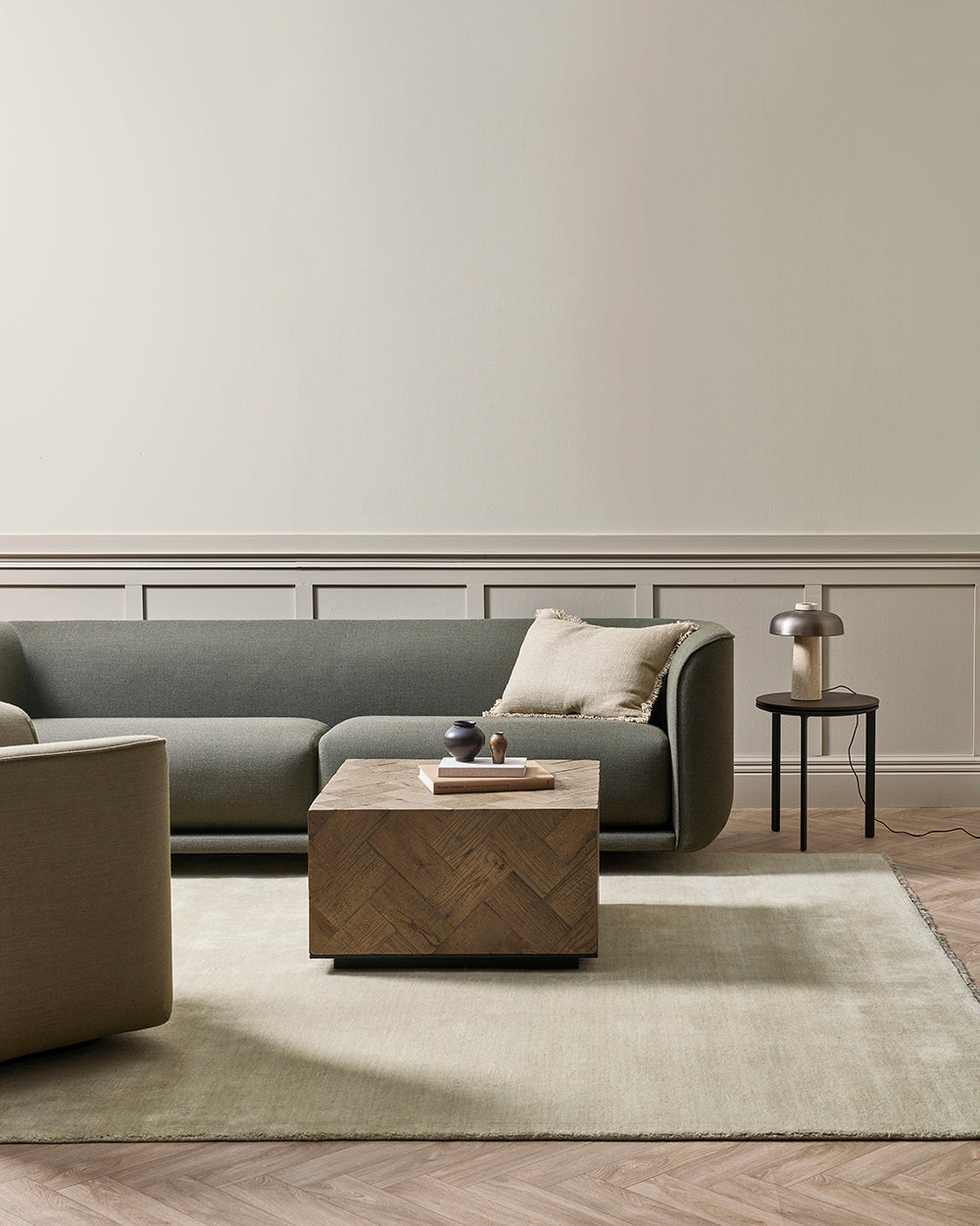 Sandringham Fog Floor Rug